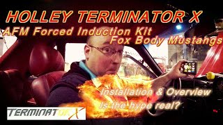 Holley Terminator X Fox Body Mustang Install Overview [upl. by Saravat]