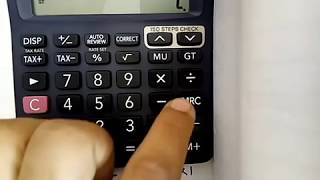 how to use MRC M M on calculator in hindi [upl. by Dania255]