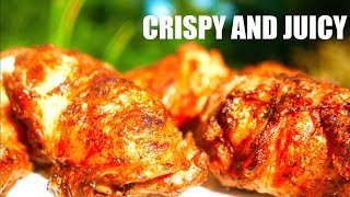 Poached and Grilled Chicken Thighs Recipe [upl. by Claus574]