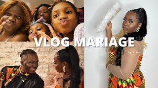 VLOG  MON MARIAGE TRADITIONNEL 🇨🇩  Préparatifs stress tensions familiales… 😩💍 [upl. by Ttayw839]