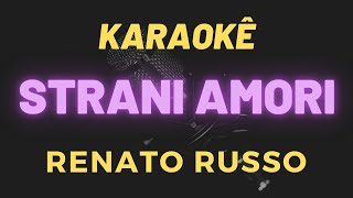 Karaoke STANI AMORI  RENATO RUSSO [upl. by Cope741]