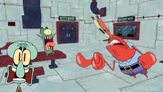 MR KRABS CATCHES SQUIDWARD WORKING WITH PLANKTON [upl. by Une]