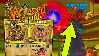 Wizard101 Max Myth PvP This 10000 Damage Combo Is INSANE [upl. by Phillipe]