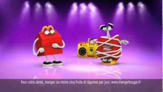 McDonalds Happy Meal Commercial  Happy Hits French [upl. by Aisinut]