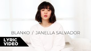 Blanko  Janella Salvador Performance with Lyrics [upl. by Ormsby]