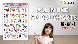 All in One Spiral Chart EnglishTamil [upl. by Sokcin]