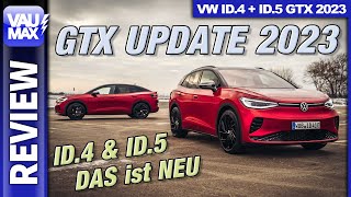 2023 VW ID4 GTX amp ID5 GTX  Erste Sitzprobe im Facelift [upl. by Yendor]