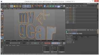 Maxon Cinema 4D R15 Tutorial  Working With Adobe Illustrator [upl. by Noret685]