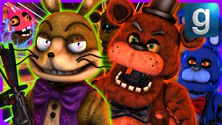 Gmod FNAF  Glitchtrap Gets Hunted Down By Animatronics From The FNAF Movie [upl. by Oner438]