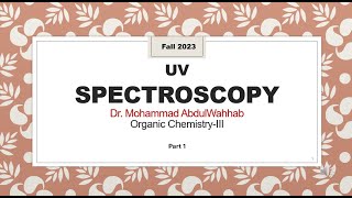 Woodward–Fieser rules  UV spectroscopy part I [upl. by Wahl970]