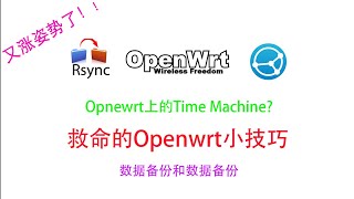 Openwrt上的Time Machine 救命的openwrt技巧：数据备份和数据同步 [upl. by Tilla350]