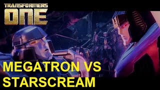 Transformers Uno Megatron Vs StarscreamEspañol Latino [upl. by Elissa813]