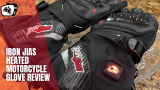 IRONJIAS HEATED Motorcycle Gloves Get ready for winter riding Full review [upl. by Randy]