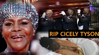 Cicely Tyson Public Viewing  Open Casket In Harlem [upl. by Aohsoj869]