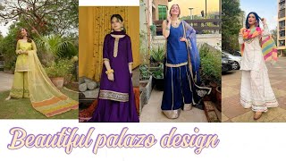 Latest Palazzo and Sharara DesignNew Designtrending [upl. by Rubma]