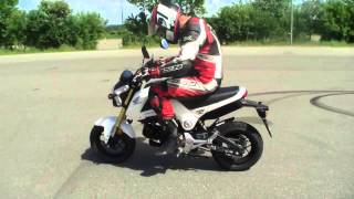 Honda MSX 125 2013 Test  Lille og sjov [upl. by Hardner]