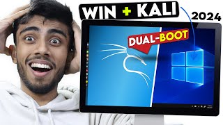 DUAL BOOT Windows amp Kali Linux Perfectly Without Error🔥 Step By Step Guide For PCLaptop [upl. by Asirb]