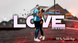 FREE FIRE 3D LOVE STORY ❤️ 3D ANIMATION MONTAGE FREE FIRE MAX 🔥 BEST 3D ANIMATION ⚡️ How To Make 3D [upl. by Zsuedat]