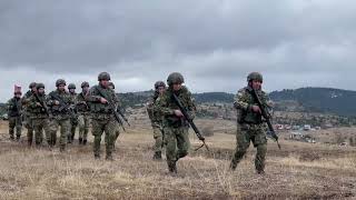 Ushtria Shqiptare stërvitet çfarë po ndodh albania army soldiers warzone 🇦🇱 [upl. by Kamerman]