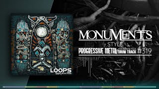 Progressive Metal Drum Track  Monuments Style  145 bpm [upl. by Ann-Marie99]