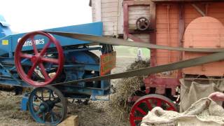 Threshing at Bardwell Windmill 15th August 2010 [upl. by Mikeb81]