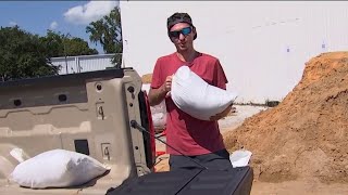 UP Orlando offers free sandbags to SoDo community [upl. by Trumaine]