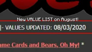 NEW MM2 VALUE LIST UPDATED 08032020 [upl. by Edy]