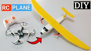 How To Make Rc Plane From Rc Drone at home rcdrone howtomake rcplane [upl. by Torrance330]