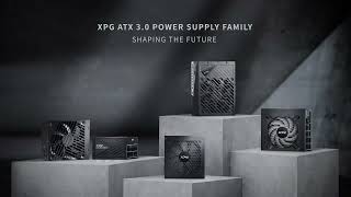 XPG ATX 30 PSU FAMILY  SHAPING THE FUTURE [upl. by Aelahc]