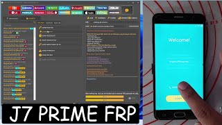 Samsung J7 prime G610Y remove frp via unlocktool [upl. by Malha]