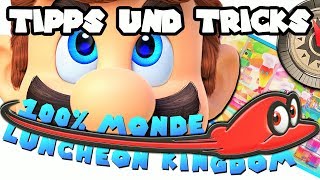 Super Mario Odyssey ► Luncheon Kingdom 🌛 MondeMoons 01  46 100 PowerMonde [upl. by Akihdar]