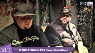 Ill Bill amp Vinnie Paz Heavy metal kings interview 2011 by The Guestlist Network HD [upl. by Valer]