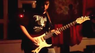 Felix Bing Bacareza  Scarified Paul Gilbert Coverwmv [upl. by Opiak]