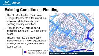 Malton Flood Mitigation Study Etude Dr to Justine Dr – Public Information Centre [upl. by Aidualc]