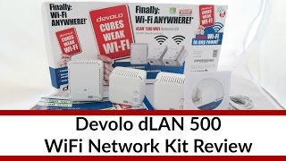 Devolo dLAN 500 WiFi Network Kit Review [upl. by Ahsinwad]