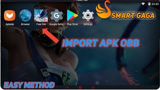 How To Import Apk Obb To Smart Gaga  How to install free fire in smart gaga  MC Sher [upl. by Eydie]