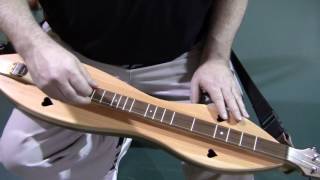 Folkcraft Instruments mountain dulcimer demonstration serial number 8111064 [upl. by Beaumont]