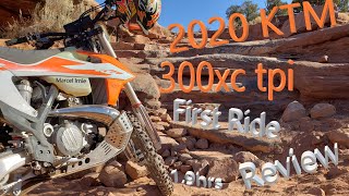 2020 KTM 300 XC TPI quotFirst Ride Reviewquot 19hrs  4Stroke to 2Stroke [upl. by Damian]