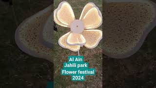 Al Ain City jahili park flowerfestival 2024 [upl. by Annanhoj]