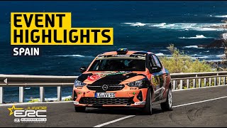 Junior ERC Highlights I ERC Rally Islas Canarias 2024 [upl. by Cynth]