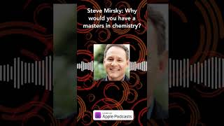 Steve Mirsky Why would you have a masters in chemistry  The Story Collider [upl. by Yentterb]