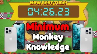 BTD6 Race Mobile Friendly Tutorial 📱 Minimum Monkey Knowledge 📱 The Olympics [upl. by Faxun716]