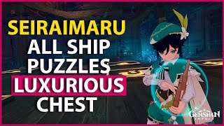 Seiraimaru Boat Puzzle  Chests amp Puzzles Genshin Impact [upl. by Trela]