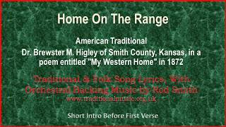 Home On The Range  Traditional Lyrics amp Orchestral Music [upl. by Danelle]