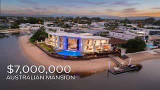 7000000 AUSTRALIAN MANSION  Gold Coast Queensland [upl. by Sandro547]