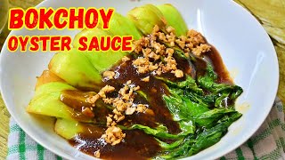 Bok Choy With Shrimp And Oyster Sauce  Thai Bok Choy Stir Fry [upl. by Arac]