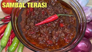 SAMBAL  Sambal Terasi Recipe  How To Make SAMBAL  by DAMDOBS KITCHEN [upl. by Alrich]