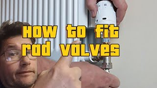 How to Fit or change TRV radiator valve [upl. by Oxford]