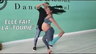 Cette femme enceinte qui danse va rendre jalouses toutes les danseuses [upl. by Shem634]