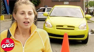 Yellow Car Accident Prank  Just For Laughs Gags [upl. by Tyre380]